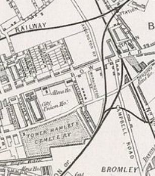 1859 Post Office directory map