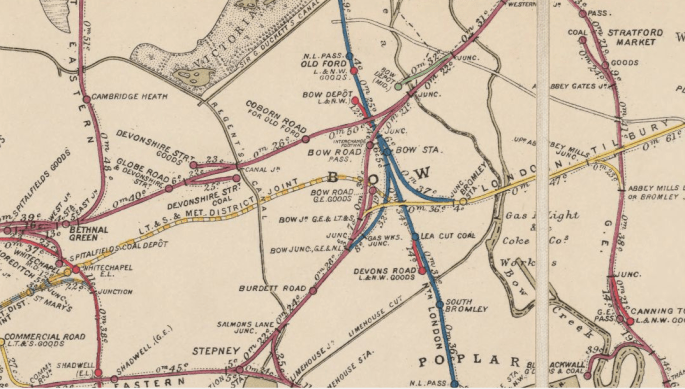 1899 Railway Map